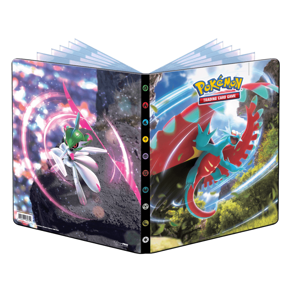 Scarlet and Violet Roaring Moon and Iron Valiant 9-Pocket Portfolio for Pokémon | Ultra PRO International