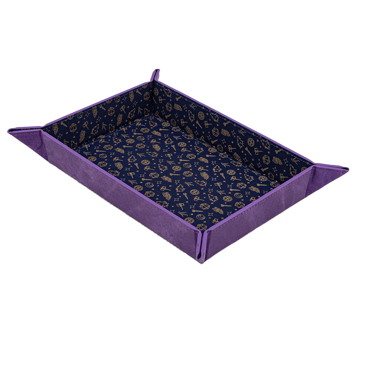 Critical Role Bells Hells Pattern Printed Leatherette Folding Dice Tray for Dungeons & Dragons | Ultra PRO International