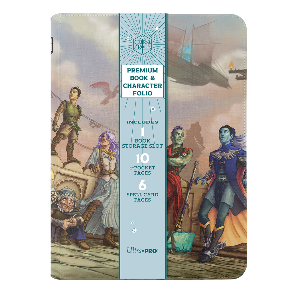 Critical Role Bells Hells Team Lineup Printed Leatherette Book Folio for Dungeons & Dragons | Ultra PRO International