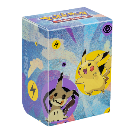 Pikachu & Mimikyu Full-View Deck Box for Pokémon | Ultra PRO International