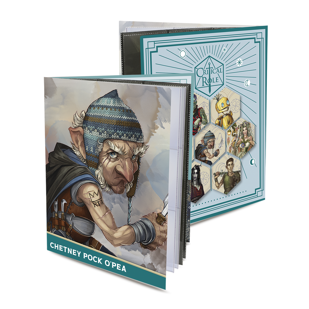 Critical Role Bells Hells Chetney Pock O'Peafrom RPG Folio with Stickers for Dungeons & Dragons | Ultra PRO International