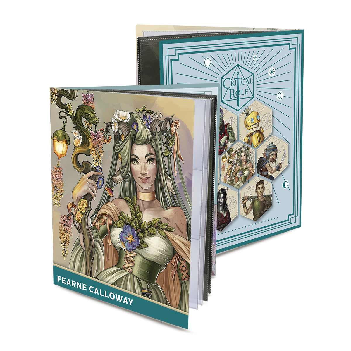 Critical Role Bells Hells Fearne Calloway RPG Folio with Stickers for Dungeons & Dragons | Ultra PRO International