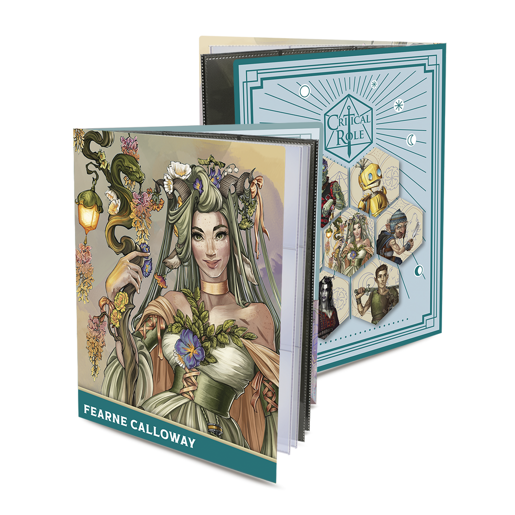 Critical Role Bells Hells Fearne Calloway RPG Folio with Stickers for Dungeons & Dragons | Ultra PRO International