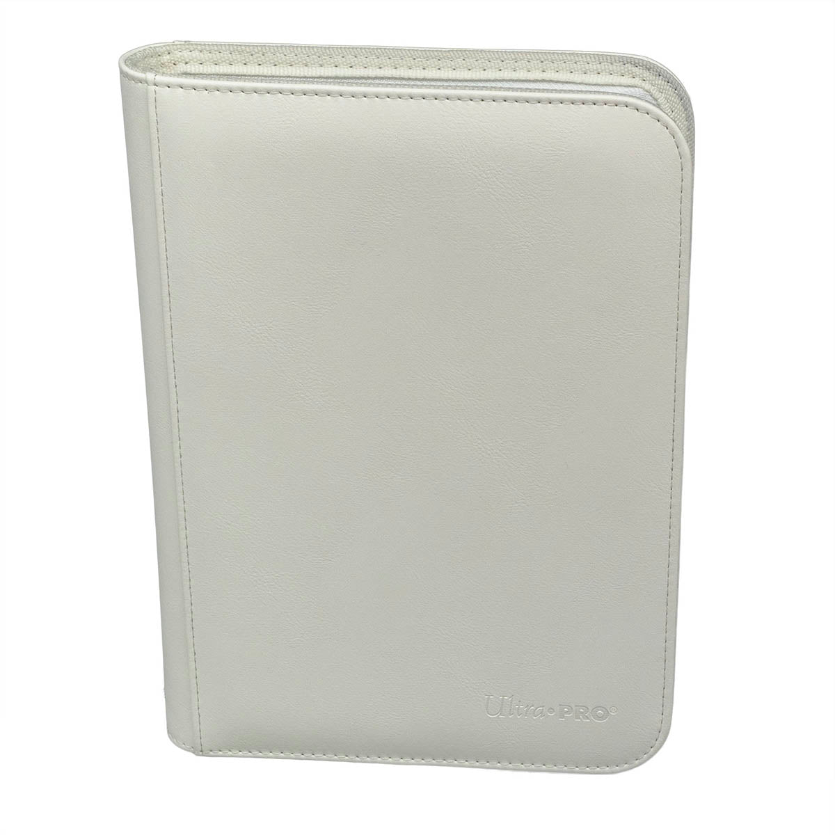 Carpeta Ultra PRO 4 Bolsillos Con Cremallera - Para 80 Tarjetas Deportivas, Páginas Con Toploaders, Piel Sintética