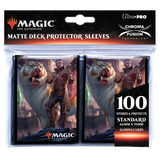 Ikoria: Lair of Behemoths Lukka, Coppercoat Outcast Standard Deck Protector Sleeves (100ct) for Magic: The Gathering | Ultra PRO International