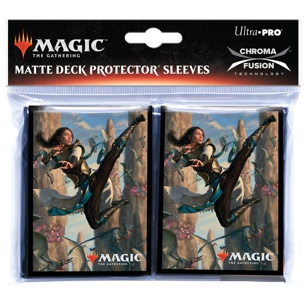 Ikoria: Lair of Behemoths Narset of the Ancient Way Standard Deck Protector Sleeves (100ct) for Magic: The Gathering | Ultra PRO International