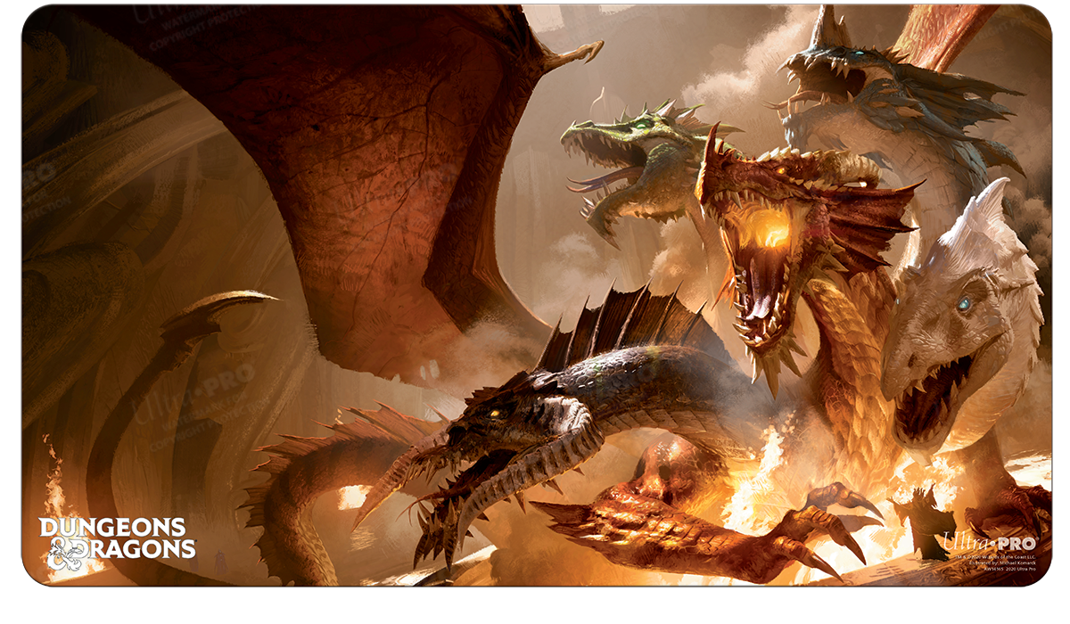 Cover Series The Rise of Tiamat Standard Gaming Playmat for Dungeons & Dragons | Ultra PRO International
