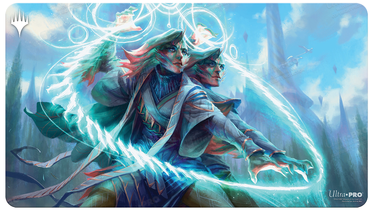 Strixhaven Adrix and Nev, Twincasters Standard Gaming Playmat for Magic: The Gathering | Ultra PRO International