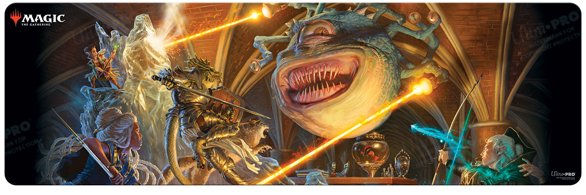 Adventures in the Forgotten Realms The Party Fighting Xanathar 8ft Table Playmat for Magic: The Gathering | Ultra PRO International