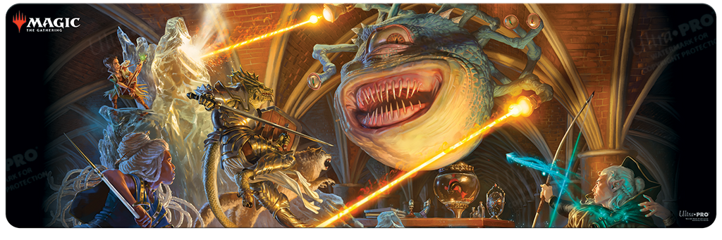 Adventures in the Forgotten Realms The Party Fighting Xanathar 8ft Table Playmat for Magic: The Gathering | Ultra PRO International