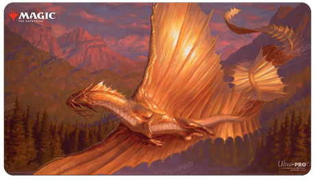 Adventures in the Forgotten Realms Adult Gold Dragon Standard Gaming Playmat for Magic: The Gathering | Ultra PRO International