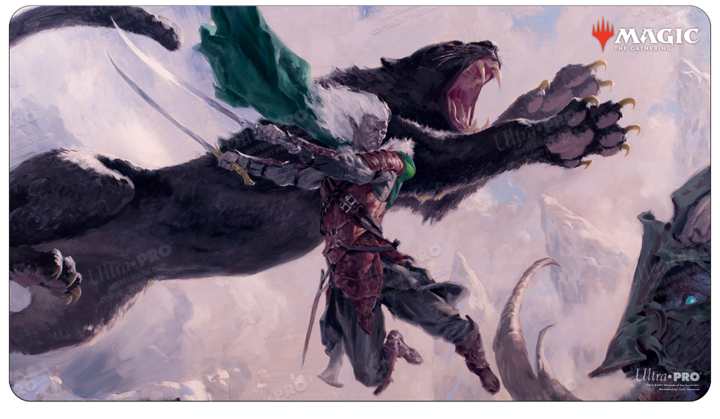 Adventures in the Forgotten Realms Drizzt Do'Urden Standard Gaming Playmat for Magic: The Gathering | Ultra PRO International