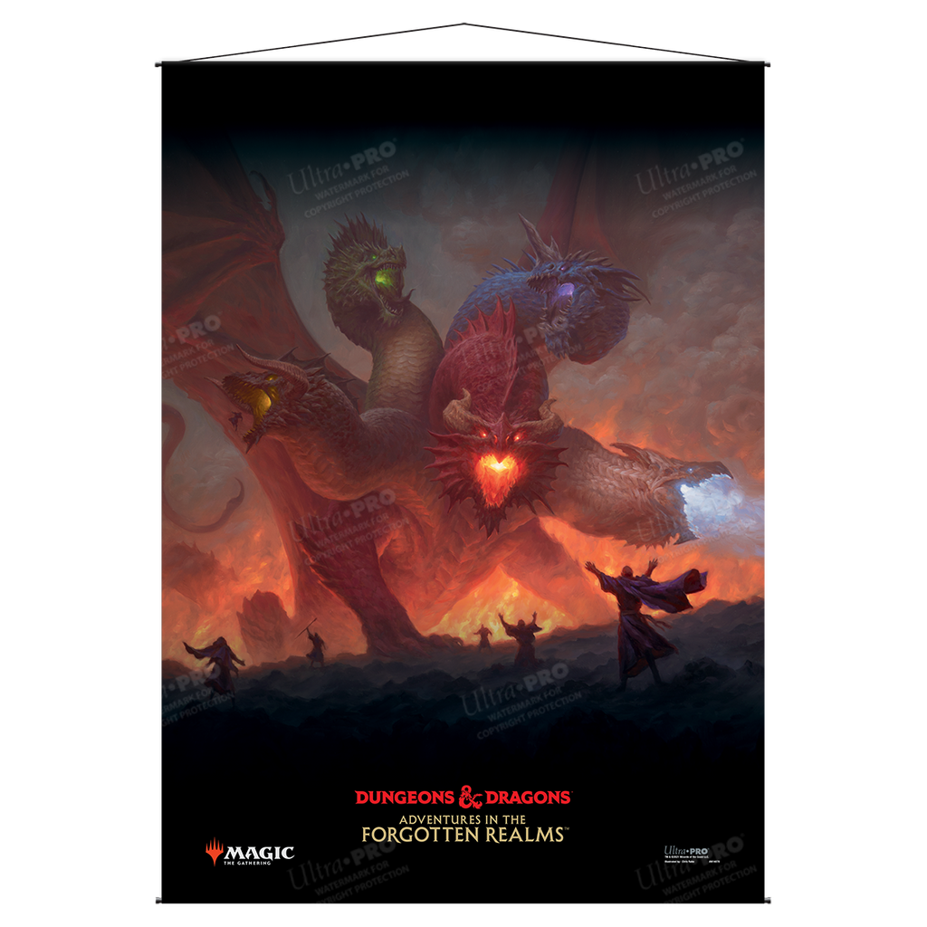 Adventures in the Forgotten Realms Tiamat Wall Scroll for Magic: The Gathering | Ultra PRO International