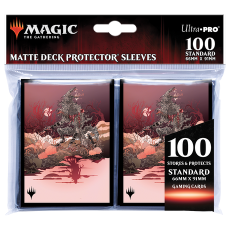 Innistrad: Midnight Hunt Arlinn Clawing Back Standard Deck Protector Sleeves (100ct) for Magic: The Gathering | Ultra PRO International
