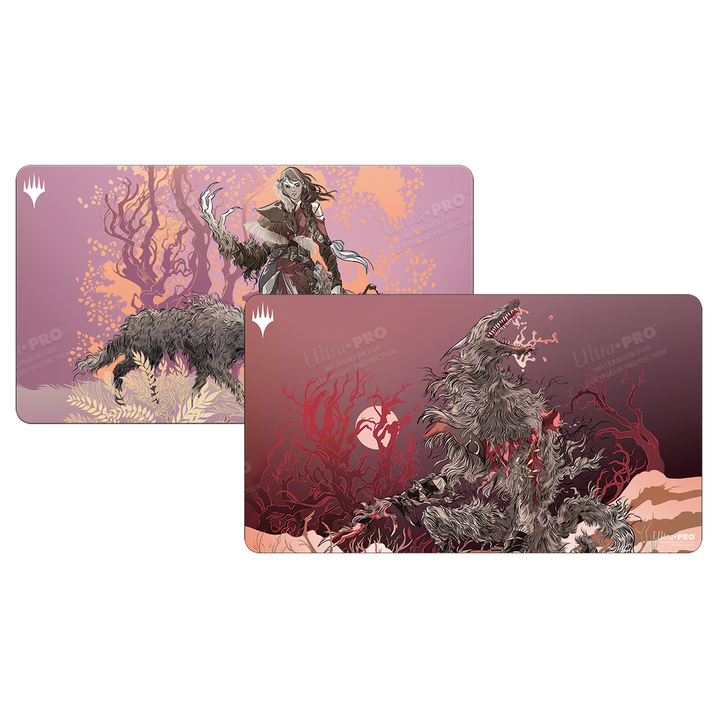 Innistrad: Midnight Hunt Arlinn the Pack Leader Double-Sided Standard Gaming Playmat for Magic: The Gathering | Ultra PRO International