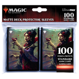 Innistrad: Crimson Vow Henrika, Infernal Seer Standard Deck Protector Sleeves (100ct) for Magic: The Gathering| Ultra PRO International