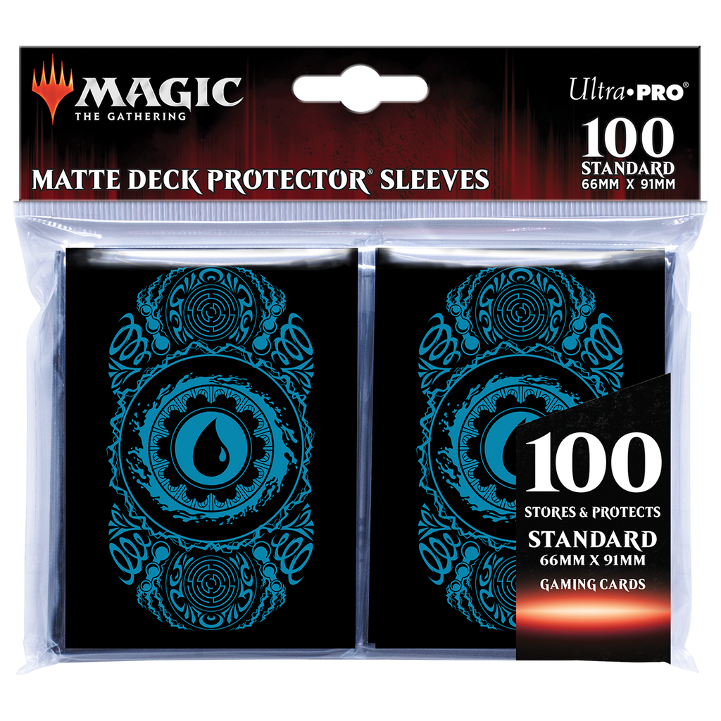 Mana 7 Island Deck Protector Sleeves (100ct) for Magic: The Gathering | Ultra PRO International