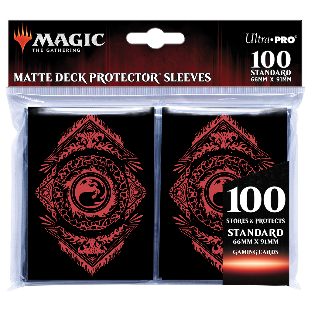 Mana 7 Mountain Deck Protector Sleeves (100ct) for Magic: The Gathering | Ultra PRO International