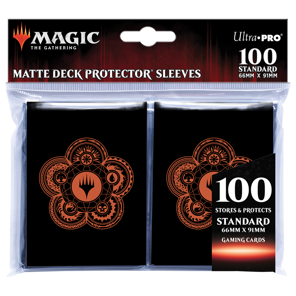 Mana 7 Color Wheel Deck Protector Sleeves (100ct) for Magic: The Gathering | Ultra PRO International