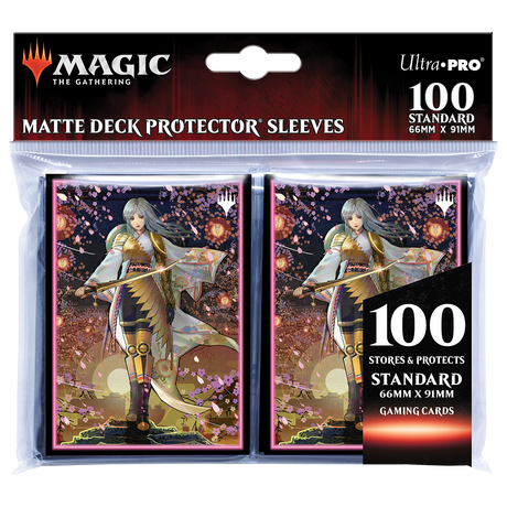 Kamigawa Neon Dynasty The Wandering Emperor Standard Deck Protector Sleeves (100ct) for Magic: The Gathering | Ultra PRO International