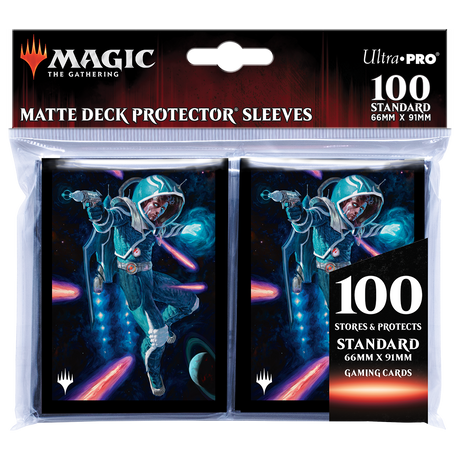 Unfinity Space Beleren Standard Deck Protector Sleeves (100ct) for Magic: The Gathering | Ultra PRO International