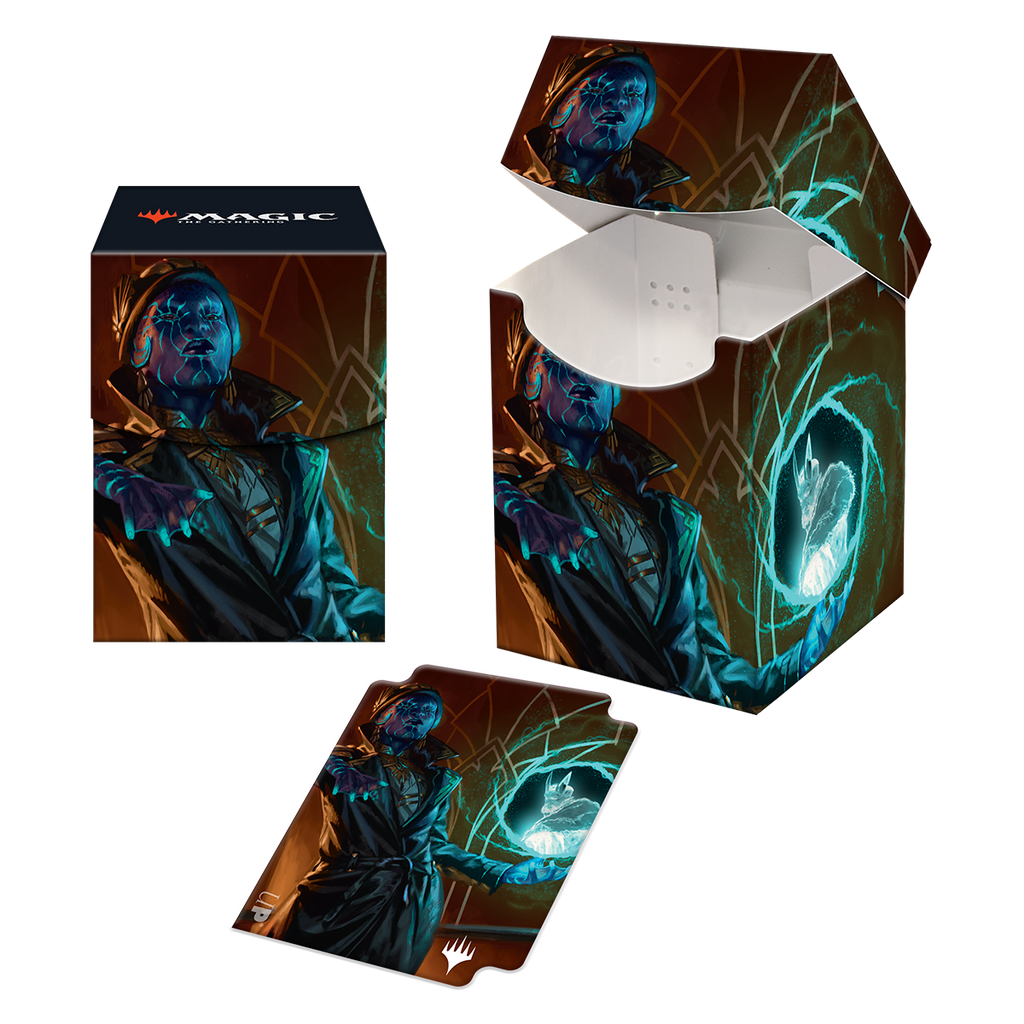 Streets of New Capenna Kamiz, Obscura Spymaster Commander 100+ Deck Box for Magic: The Gathering | Ultra PRO International