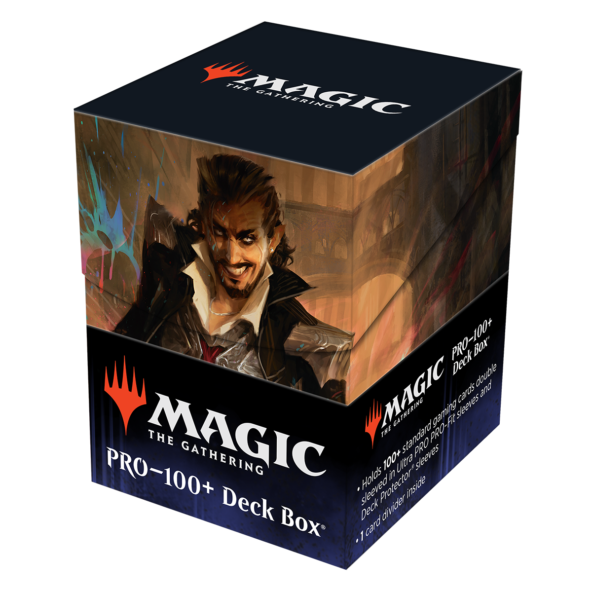 Streets of New Capenna Anhelo the Deacon Commander 100+ Deck Box for Magic: The Gathering | Ultra PRO International