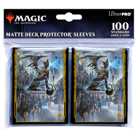 Streets of New Capenna Raffine, Scheming Seer Standard Deck Protector Sleeves (100ct) for Magic: The Gathering | Ultra PRO International