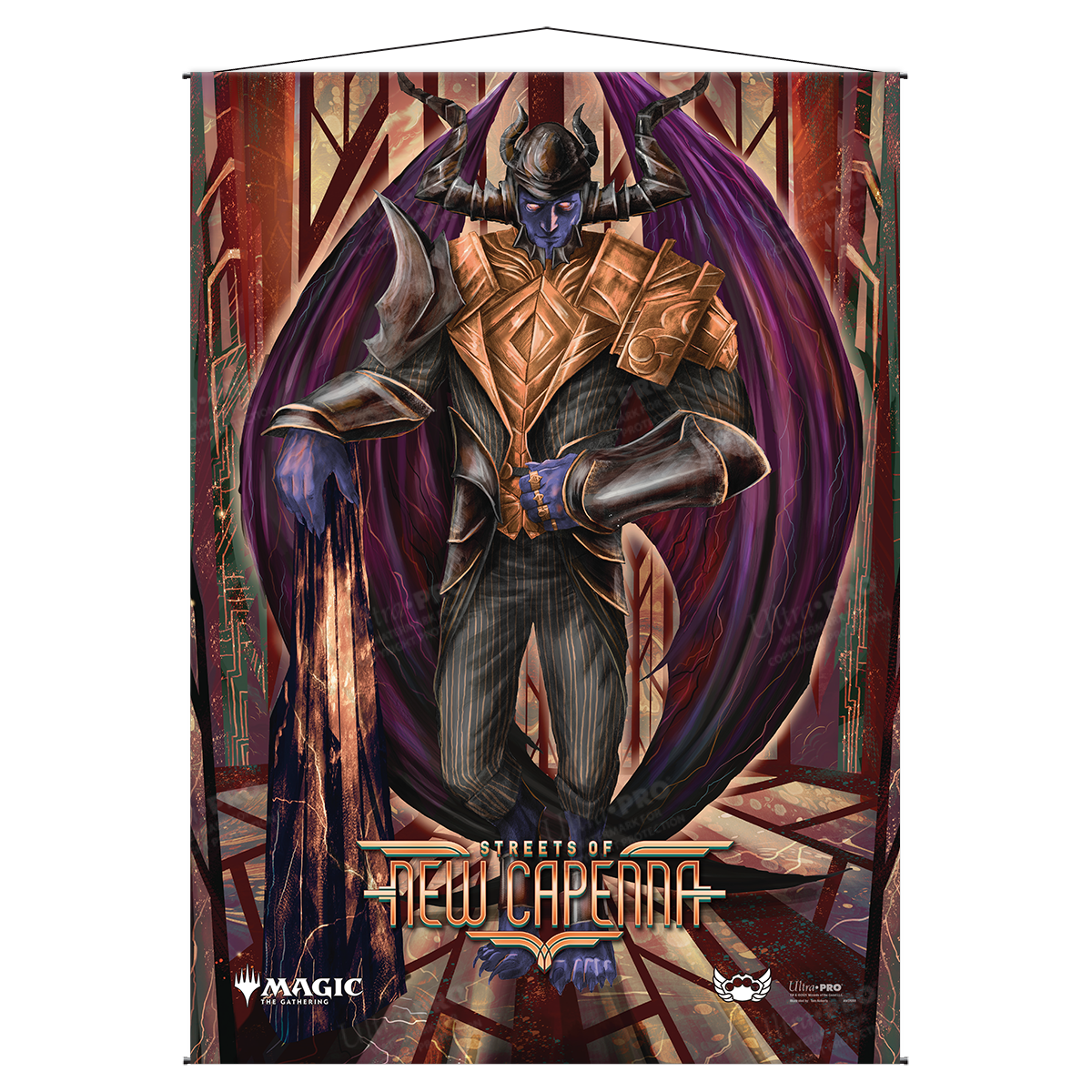 Streets of New Capenna Ob Nixilis, the Adversary Wall Scroll for Magic: The Gathering | Ultra PRO International