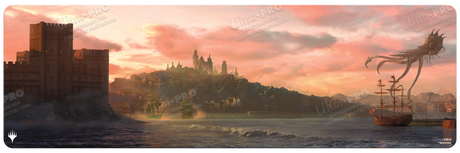 Commander Legends: Battle for Baldur's Gate Harbor with Nautiloid 8ft Table Playmat for Magic: The Gathering | Ultra PRO International