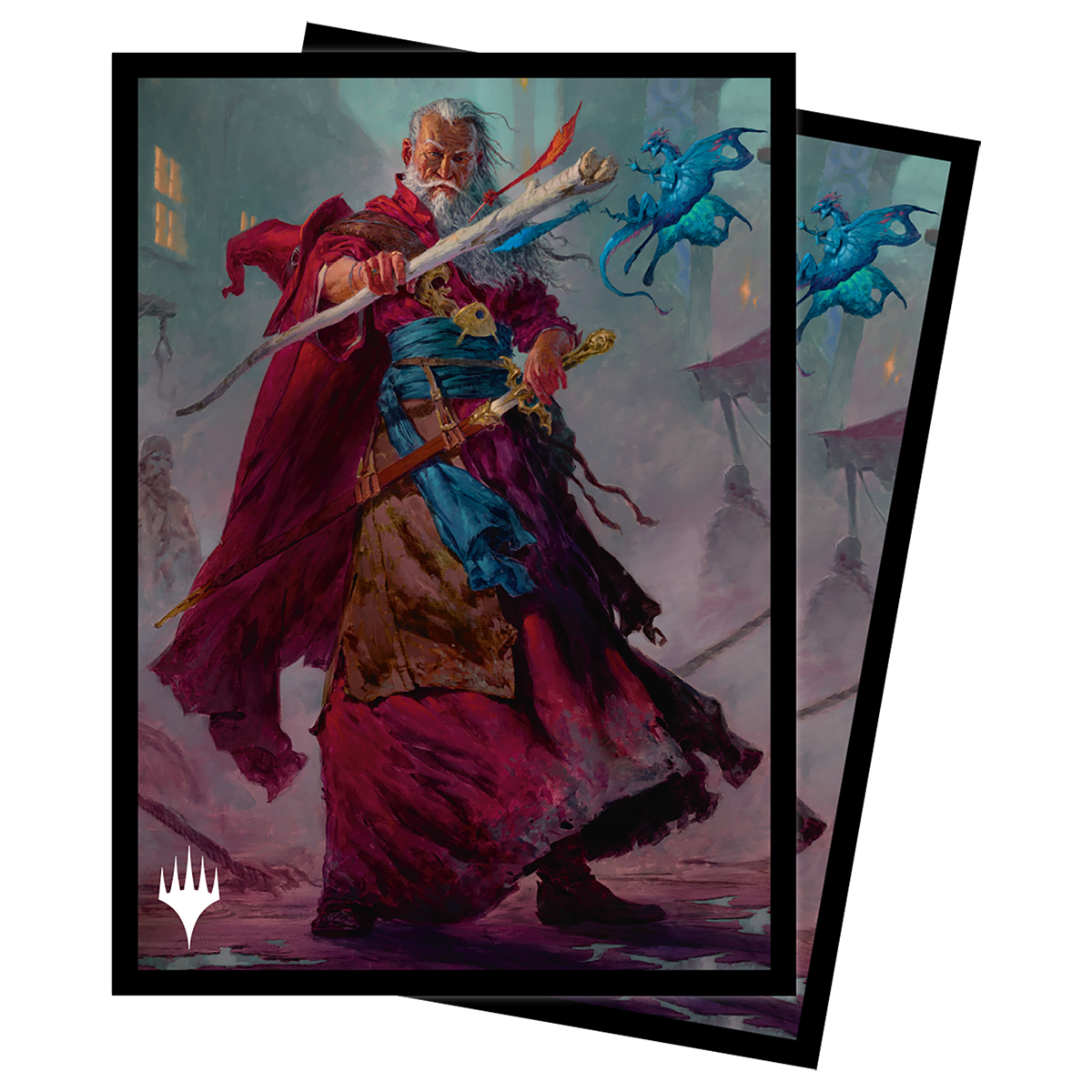 Commander Legends: Battle for Baldur's Gate Elminster Standard Deck Protector Sleeves (100ct) for Magic: The Gathering | Ultra PRO International