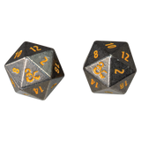 Heavy Metal Spelljammer Realmspace D20 Dice Set (2ct) for Dungeons & Dragons | Ultra PRO International