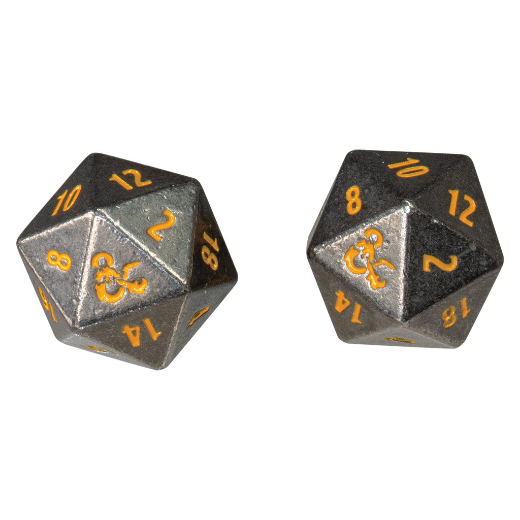 Heavy Metal Spelljammer Realmspace D20 Dice Set (2ct) for Dungeons & Dragons | Ultra PRO International