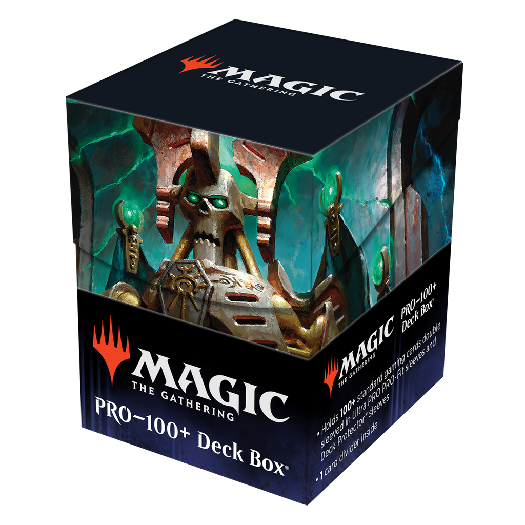 Warhammer 40K Commander Szarekh, the Silent King 100+ Deck Box for Magic: The Gathering | Ultra PRO International