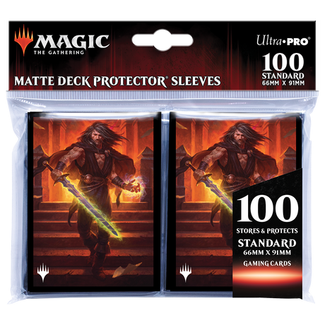 Dominaria United Jared Carthalion Standard Deck Protector Sleeves (100ct) for Magic: The Gathering | Ultra PRO International