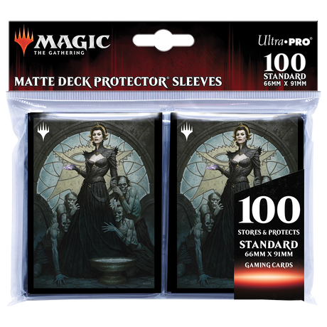 Dominaria United Liliana of the Veil Standard Deck Protector Sleeves (100ct) for Magic: The Gathering | Ultra PRO International