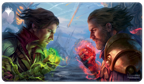 The Brothers' War Draft Booster Artwork Holofoil Standard Gaming Playmat for Magic: The Gathering | Ultra PRO International