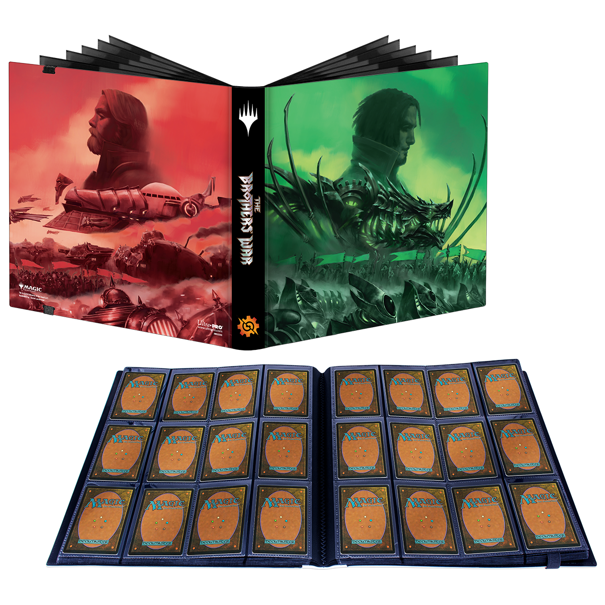 The Brothers' War Pre-Release Mishra and Urza 12-Pocket PRO-Binder for Magic: The Gathering | Ultra PRO International