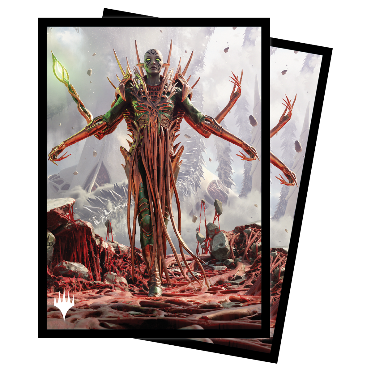 Phyrexia All Will Be One Nissa, Ascended Animist Standard Deck Protector Sleeves (100ct) for Magic: The Gathering | Ultra PRO International