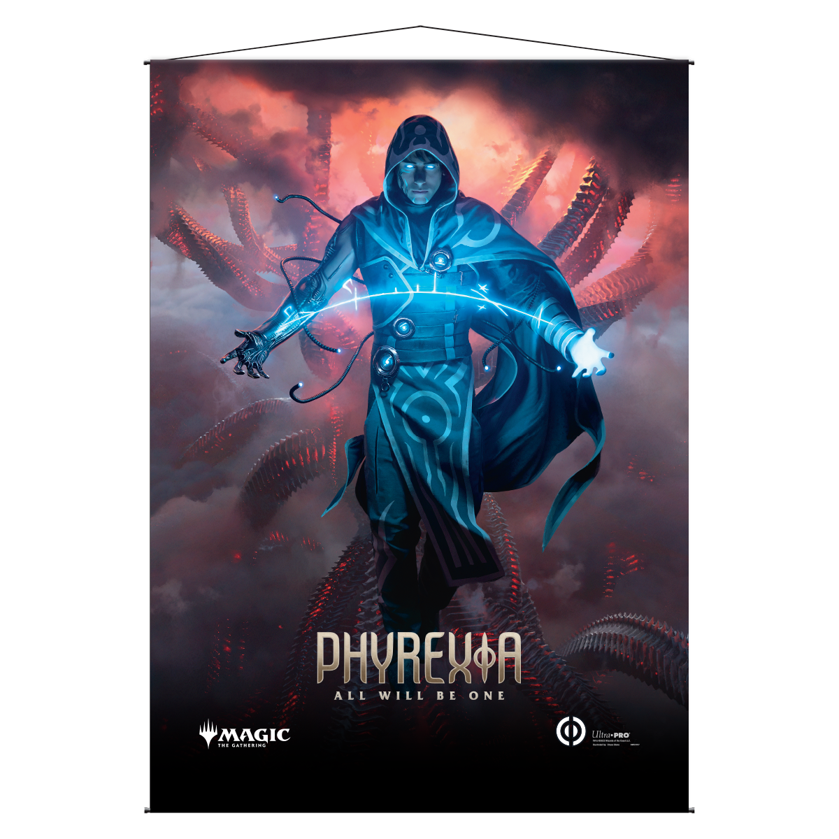 Phyrexia All Will Be One Jace, the Perfected Mind Wall Scroll for Magic: The Gathering | Ultra PRO International