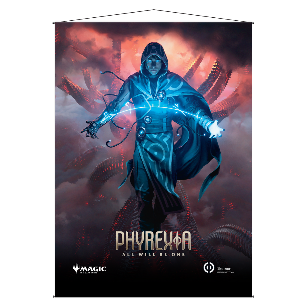 Phyrexia All Will Be One Jace, the Perfected Mind Wall Scroll for Magic: The Gathering | Ultra PRO International
