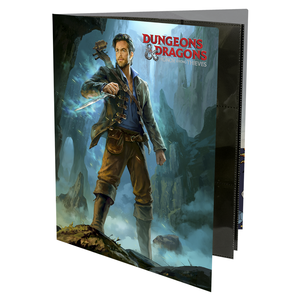 Honor Among Thieves Chris Pine Character Folio with Stickers for Dungeons & Dragons | Ultra PRO International