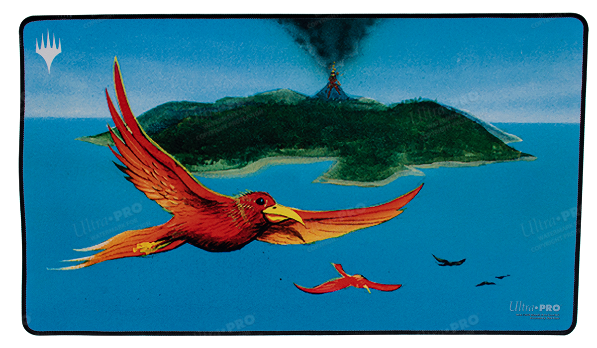 Dominaria Remastered Birds of Paradise Black Stitched Standard Gaming Playmat for Magic: The Gathering | Ultra PRO International
