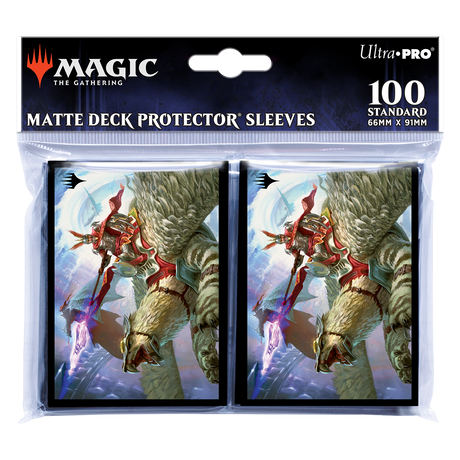 March of the Machine Sidar Jabari of Zhalfir Standard Deck Protector Sleeves (100ct) for Magic: The Gathering | Ultra PRO International