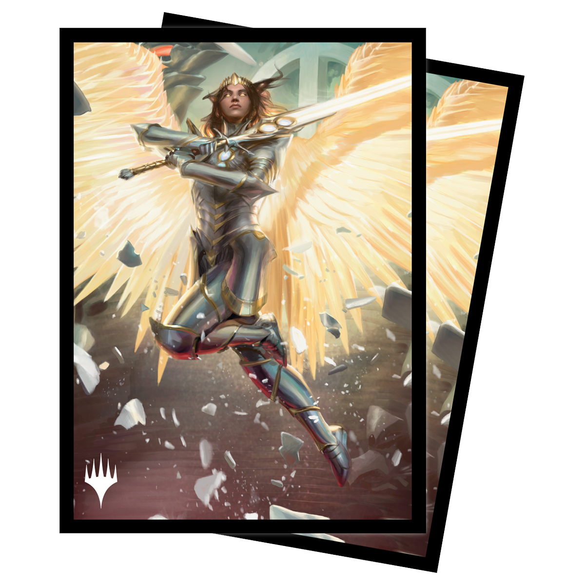 March of the Machine Archangel Elspeth Standard Deck Protector Sleeves (100ct) for Magic: The Gathering | Ultra PRO International