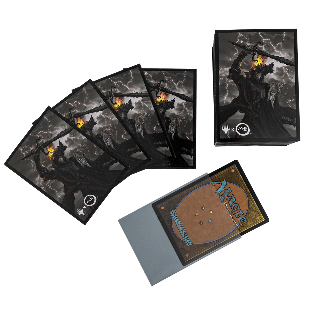 The Lord of the Rings: Tales of Middle-earth Sauron Standard Deck Protector Sleeves (100ct) for Magic: The Gathering | Ultra PRO International