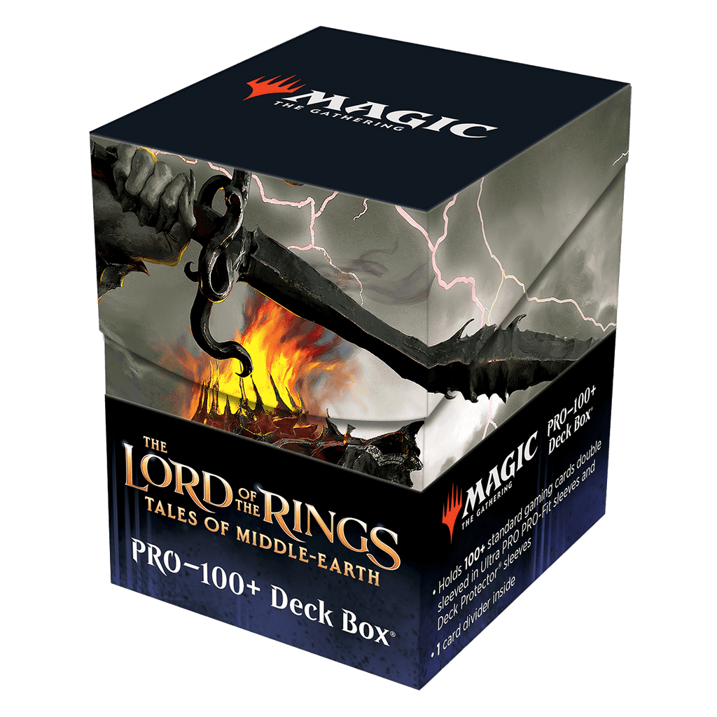 The Lord of the Rings: Tales of Middle-earth Sauron 100+ Deck Box for Magic: The Gathering | Ultra PRO International