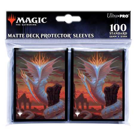 Commander Masters Silver Gravemother Standard Deck Protector Sleeves (100ct) for Magic: The Gathering | Ultra PRO International