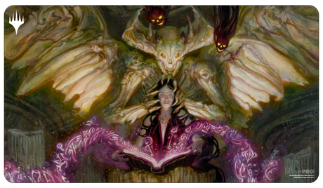 Commander Masters Demonic Tutor Black Standard Gaming Playmat for Magic: The Gathering | Ultra PRO International