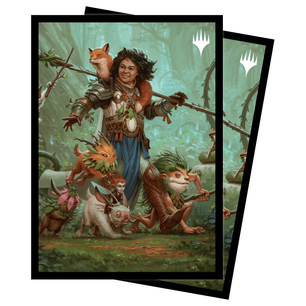 Wilds of Eldraine Ellivere of the Wild Court Standard Deck Protector Sleeves (100ct) for Magic: The Gathering | Ultra PRO International